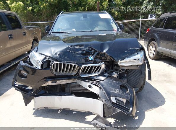 5UXWX9C56G0D78112 2016 BMW X3 Black Rear interior view