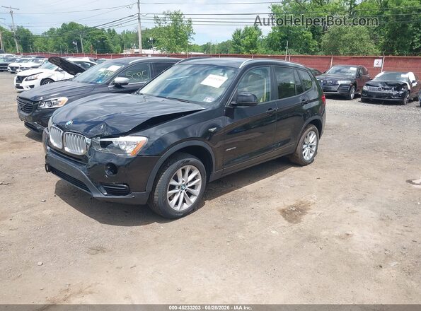 5UXWX9C57G0D71282 2016 BMW X3 Black Передня ліва чверть