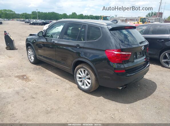 5UXWX9C57G0D71282 2016 BMW X3 Black Задня ліва чверть