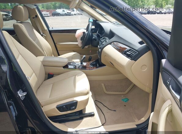 5UXWX9C57G0D71282 2016 BMW X3 Black Вид салону спереду