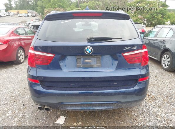 5UXWX9C59G0D86575 2016 BMW X3 Dark Blue 