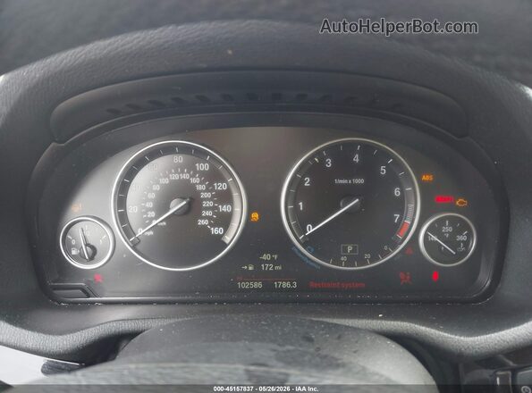 5UXWX9C59G0D86575 2016 BMW X3 Dark Blue Вид задніх сидінь