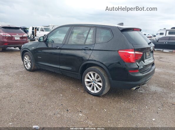 5UXWX9C59H0T00437 2017 BMW X3 Black უკანა მარცხენა