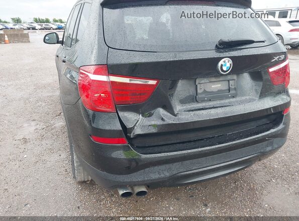 5UXWX9C59H0T00437 2017 BMW X3 Black წინა ხედი