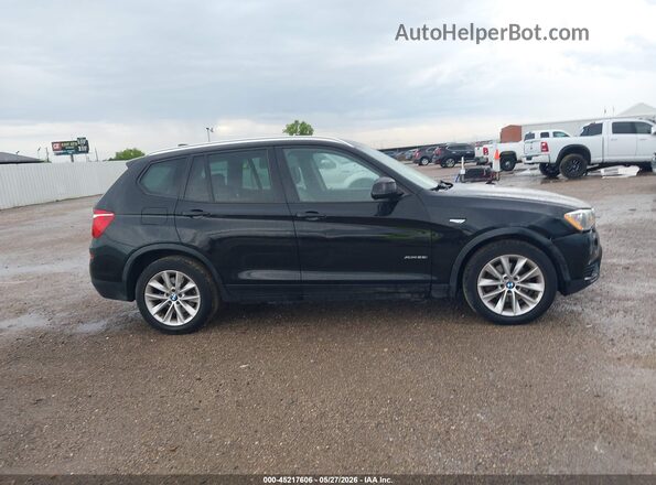 5UXWX9C59H0T00437 2017 BMW X3 Black უკანა სალონის ხედი