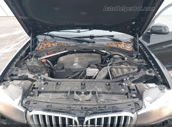 5UXWX9C59H0T00437 2017 BMW X3 Black უკანა ხედი
