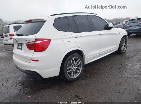 5UXWX9C5XG0D72765 2016 BMW X3 White Tył prawy