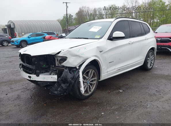 5UXWX9C5XG0D72765 2016 BMW X3 White Przód lewy