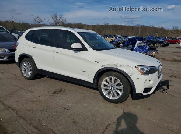 5UXWX9C5XH0D97621 2017 BMW X3 White Przód prawy
