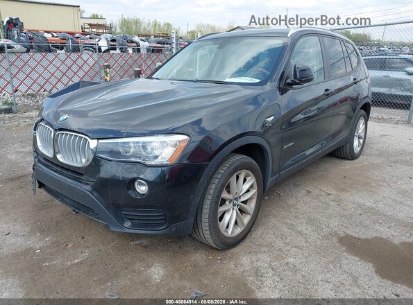 5UXWX9C5XH0T09146 2017 BMW X3 Black 