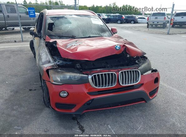 5UXWY3C5XG0N86727 2016 BMW X3 Red Front view