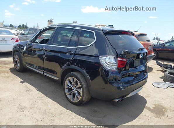 5UXWZ7C30H0V87602 2017 BMW X3 Black Հետևի ձախ
