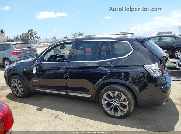5UXWZ7C30H0V87602 2017 BMW X3 Black Սալոնի 360 աստիճան տեսք