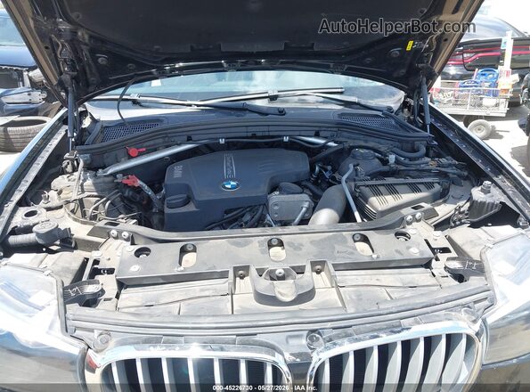 5UXWZ7C30H0V87602 2017 BMW X3 Black Հետևի տեսք
