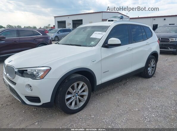 5UXWZ7C31H0V87141 2017 BMW X3 White Передня ліва чверть