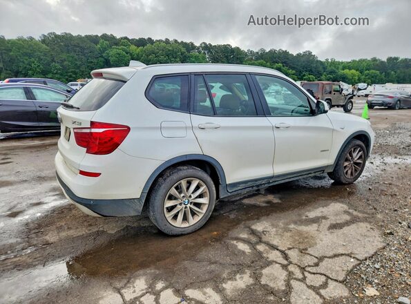 5UXWZ7C34H0X39851 2017 BMW X3 White Tył prawy