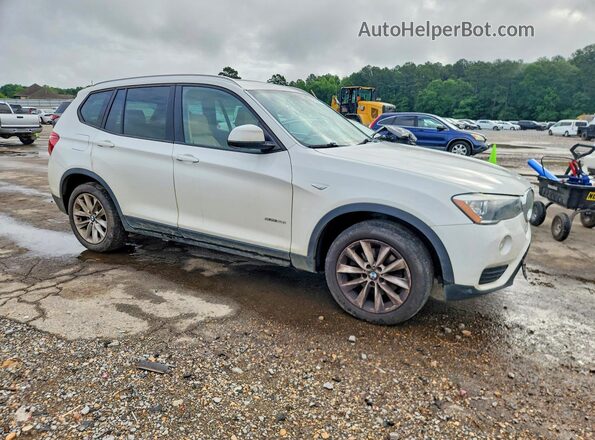 5UXWZ7C34H0X39851 2017 BMW X3 White Przód prawy