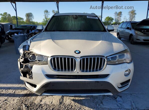 5UXWZ7C36H0V91301 2017 BMW X3 White 