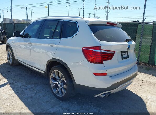 5UXWZ7C36H0V92707 2017 BMW X3 White Հետևի ձախ
