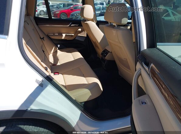 5UXWZ7C36H0V92707 2017 BMW X3 White VIN կոդի պիտակի տեսք