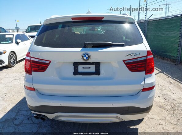 5UXWZ7C36H0V92707 2017 BMW X3 White 