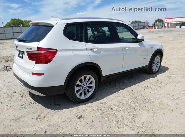5UXWZ7C39H0X42082 2017 BMW X3 White 