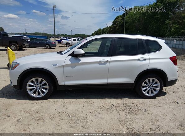 5UXWZ7C39H0X42082 2017 BMW X3 White 