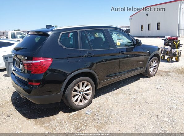 5UXWZ7C3XH0V93021 2017 BMW X3 Black Rear right