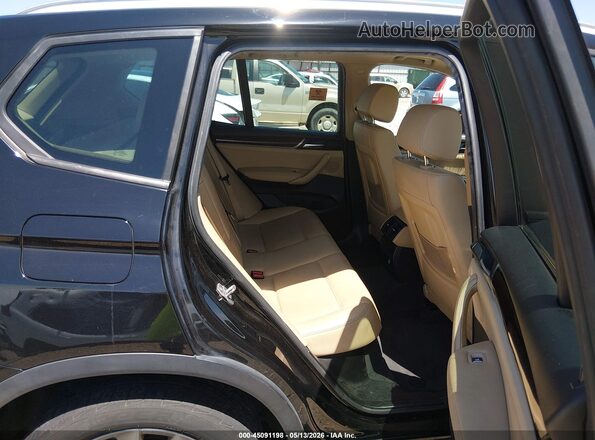 5UXWZ7C3XH0V93021 2017 BMW X3 Black VIN sticker view