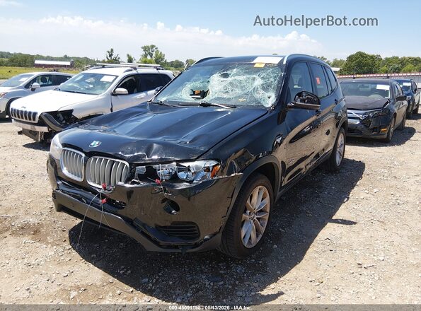 5UXWZ7C3XH0V93021 2017 BMW X3 Black Front view