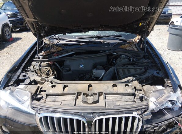5UXWZ7C3XH0V93021 2017 BMW X3 Black Rear view