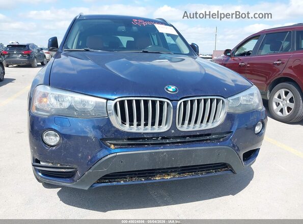 5UXWZ7C52G0R32886 2016 BMW X3 Blue Vista frontal