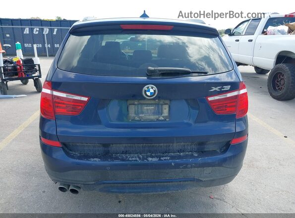 5UXWZ7C52G0R32886 2016 BMW X3 Blue 