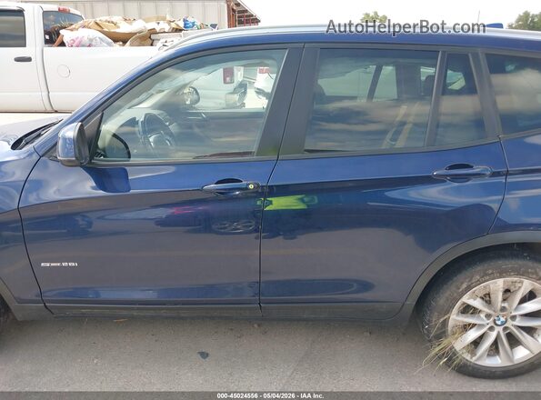 5UXWZ7C52G0R32886 2016 BMW X3 Blue Vista interior de 360 grados