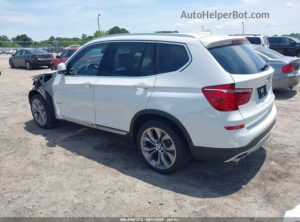 5UXWZ7C54G0T43029 2016 BMW X3 White Задня ліва чверть