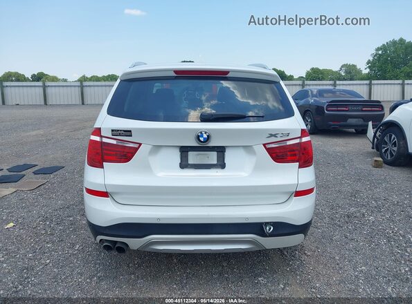 5UXWZ7C56H0U46714 2017 BMW X3 White 