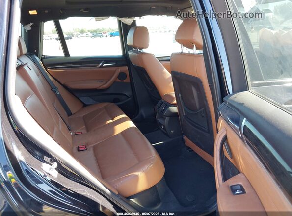 5UXWZ7C57G0R32236 2016 BMW X3 Black Widok naklejki z numerem VIN