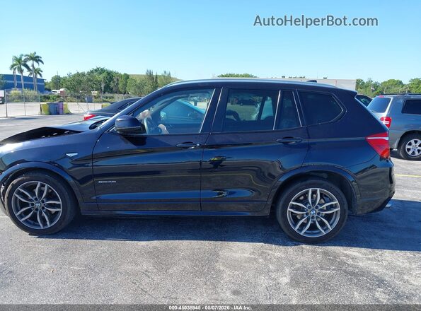 5UXWZ7C57G0R32236 2016 BMW X3 Black Widok wnętrza 360 stopni