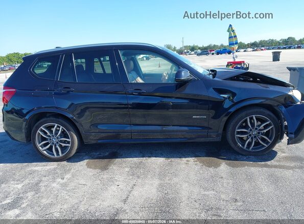 5UXWZ7C57G0R32236 2016 BMW X3 Black Widok wnętrza z tyłu