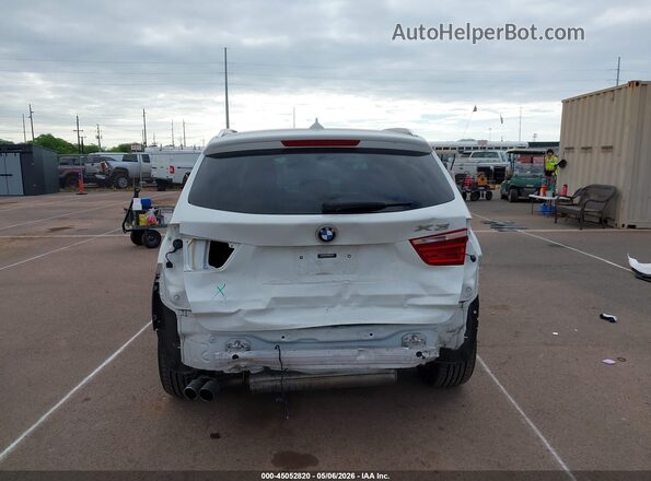 5UXWZ7C57H0V85198 2017 BMW X3 White წინა ხედი