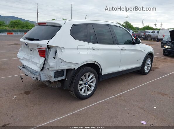 5UXWZ7C57H0V85198 2017 BMW X3 White უკანა მარჯვენა