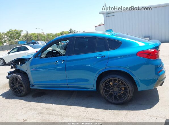 5UXXW7C55J0W64534 2018 BMW X4 Бирюзовый 