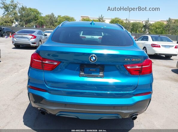 5UXXW7C55J0W64534 2018 BMW X4 Бирюзовый 