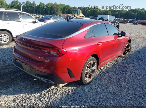 5XXG34J24MG033357 2021 KIA K5 Red Задня права чверть
