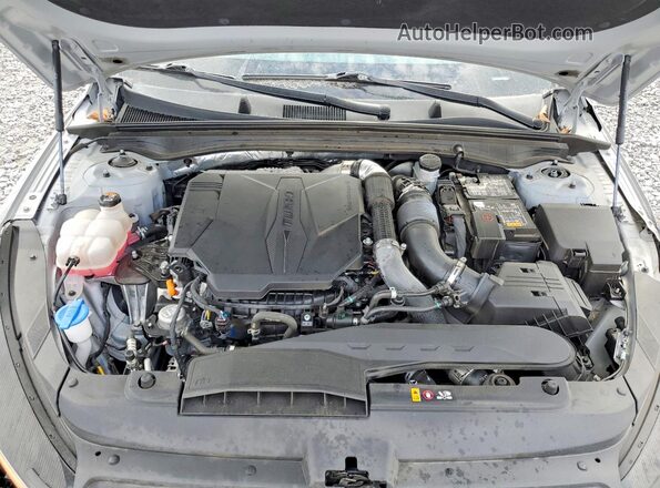 5XXG44J86RG234508 2024 KIA K5 Gray Widok wnętrza z tyłu