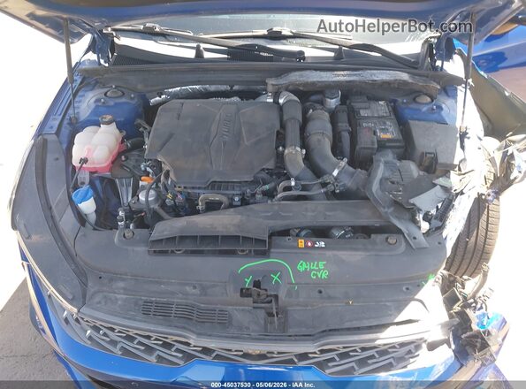5XXG44J89RG228363 2024 KIA K5 Blue Widok z tyłu