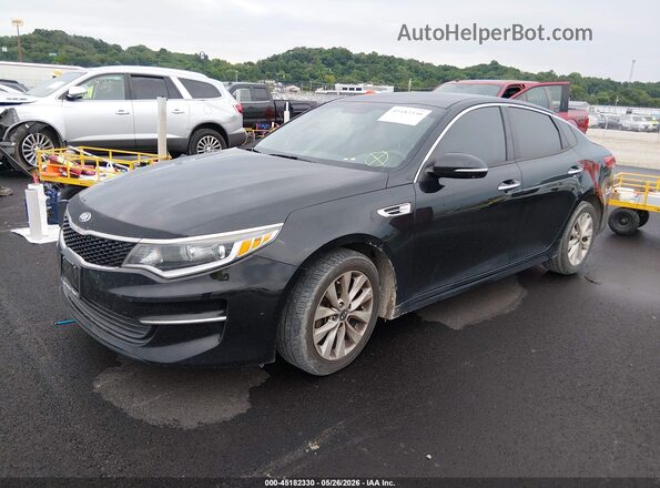 5XXGT4L31GG052278 2016 KIA OPTIMA Black Przód lewy