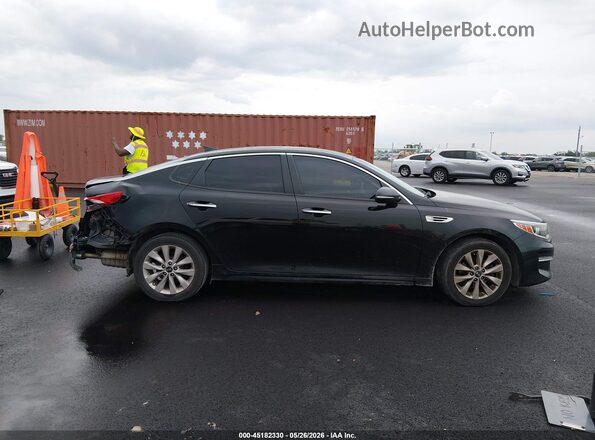 5XXGT4L31GG052278 2016 KIA OPTIMA Black Widok wnętrza z tyłu