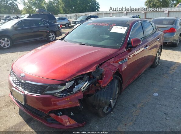 5XXGT4L33KG291016 2019 KIA OPTIMA Red 