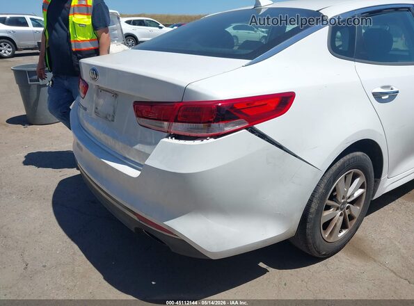 5XXGT4L36GG056861 2016 KIA OPTIMA White Vista frontal